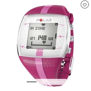 POLAR FT4F Heart Rate Monitor Watch - Purple & Pink